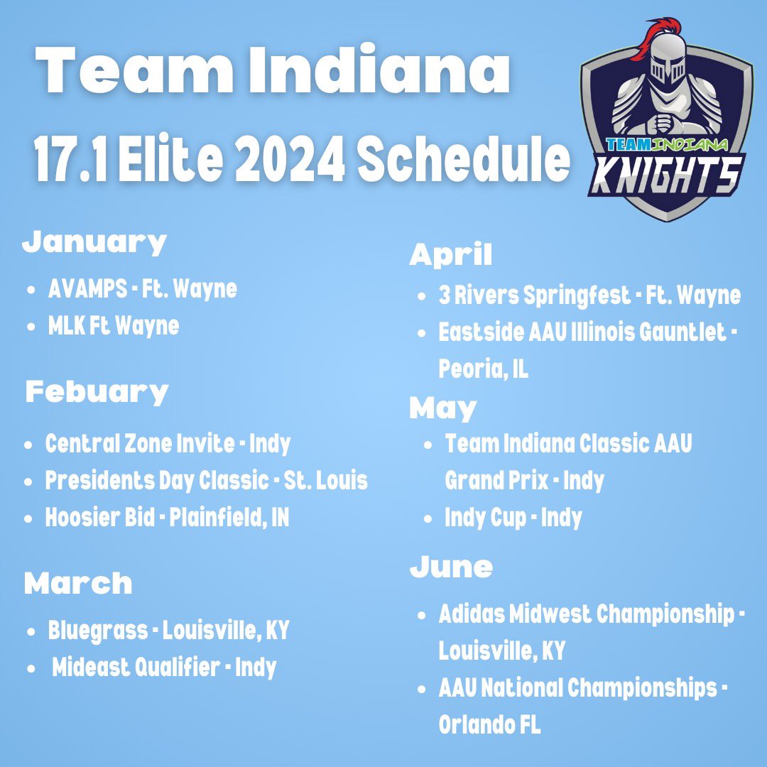 Here’s my schedule! Looking forward to a great season! <a href="/TeamIndianaVB/">Team Indiana VB Club</a>