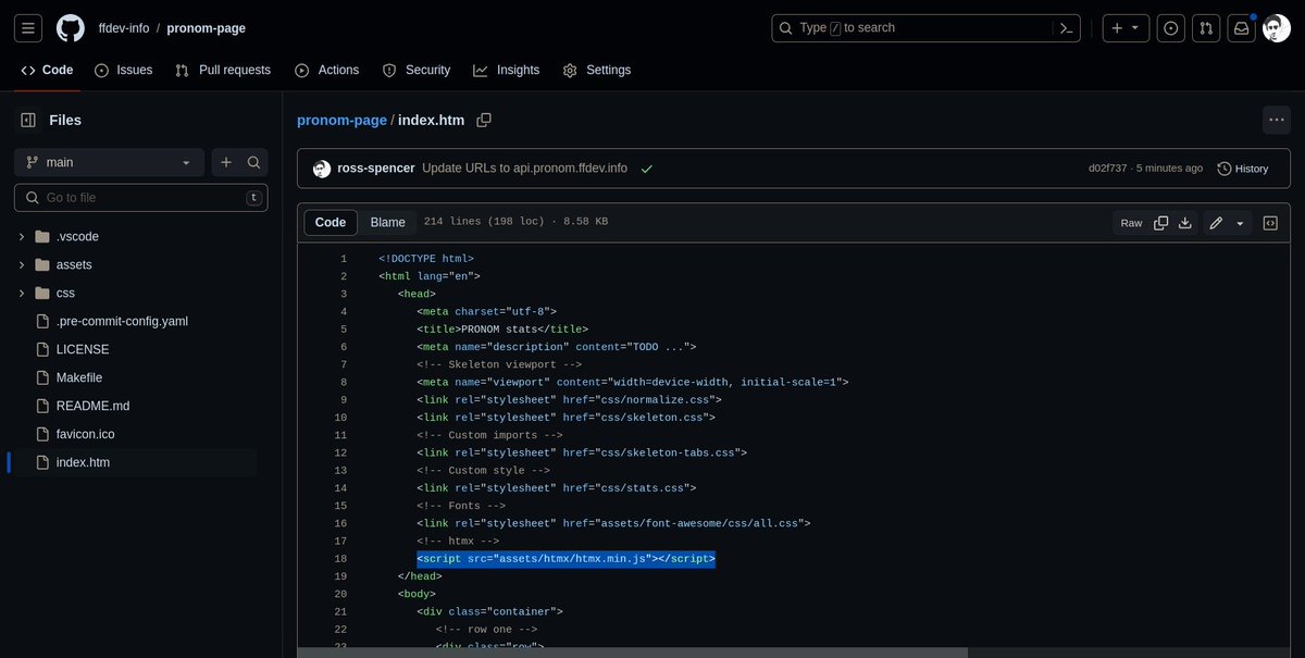 beet_keeper's tweet image. As a backend dev @htmx_org was always an exciting prospect to get a few more ideas off the ground. Calling a remote API from #GithubPages is a very very satisfying outcome!