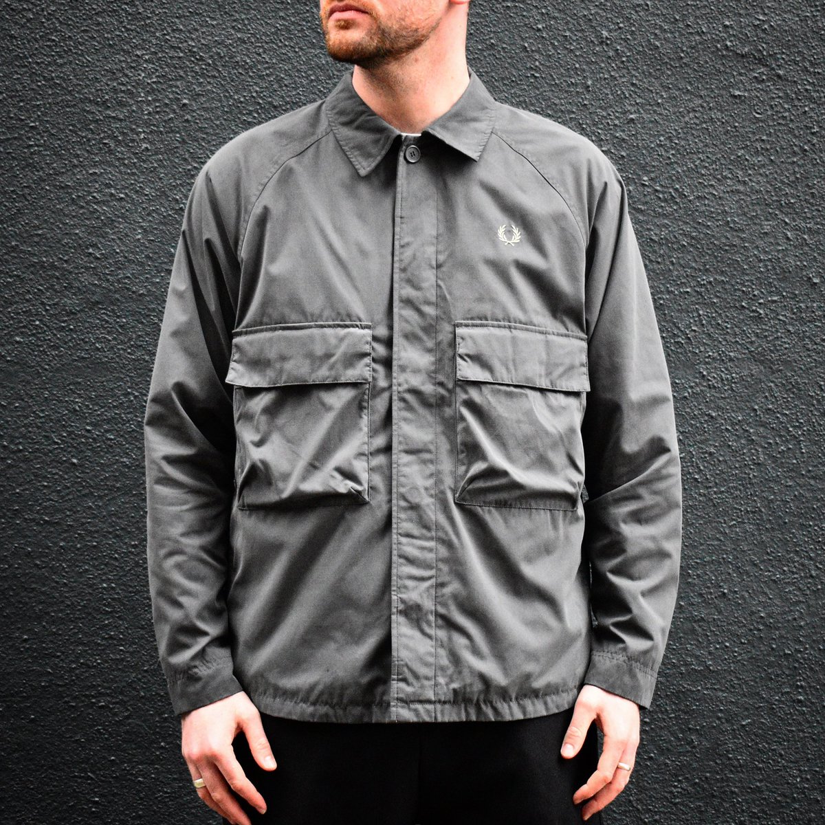 A new one from Fred Perry, the M6572 Utility Overshirt in 