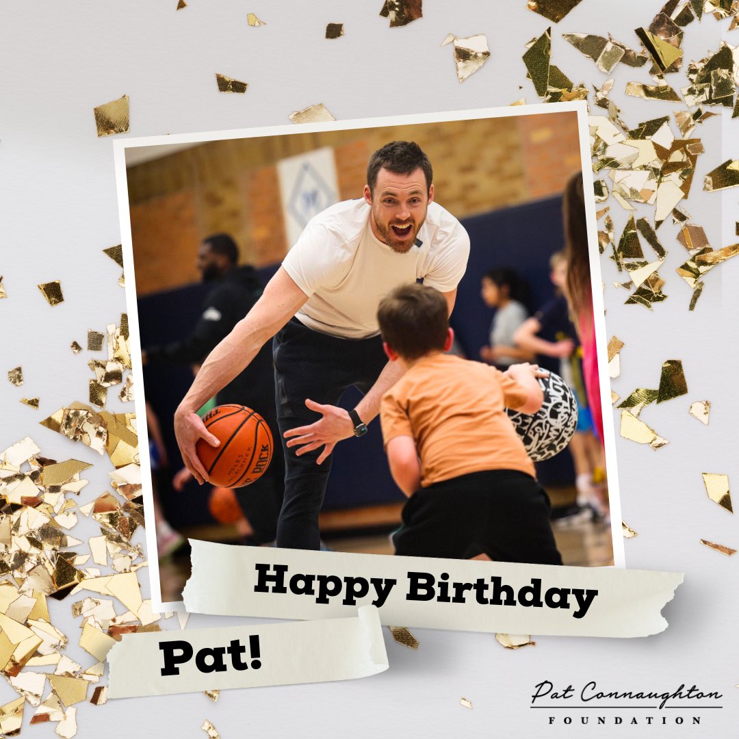 Happy birthday to the man who makes it all possible! <a href="/pconnaughton/">Pat Connaughton</a> 🎈🎉