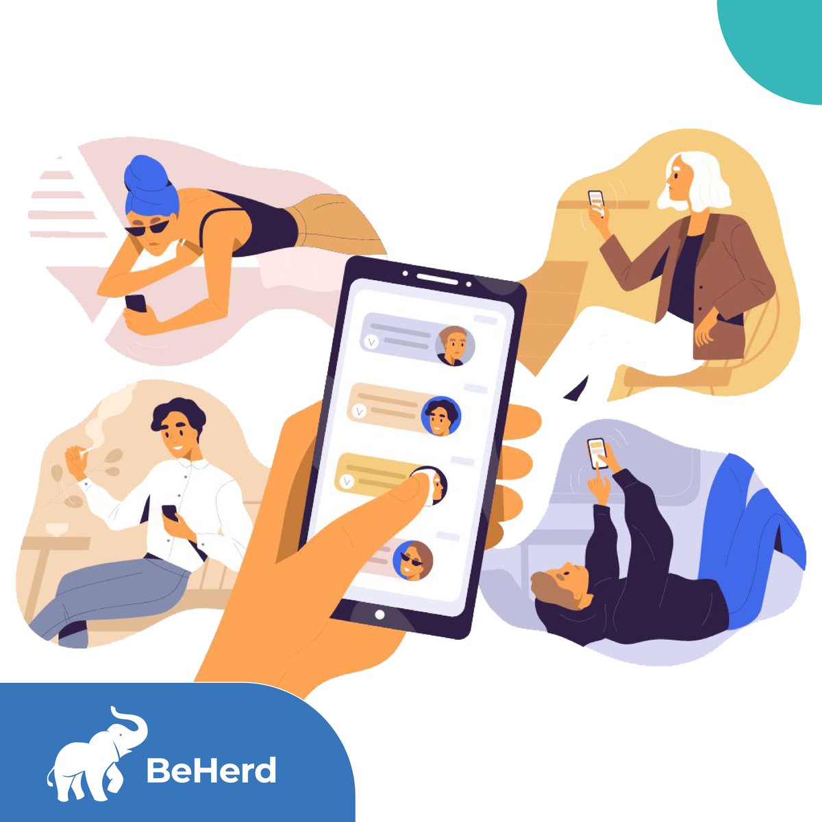 beherdapp's tweet photo. 🤾‍♂️🕺🏅🤸🎭🦻💙📢 CALLING ALL TEENS!
Are you looking for a fun outlet to express your emotions? Searching for a way to relieve stress, cultivate positivity &amp; promote overall wellness? Check out the BeHerd app. 📲🐘➡️ https://t.co/UjadMWdh6M
 #Teenagers #PositiveVibes #mentalhealth https://t.co/U9hl9Dkwmm