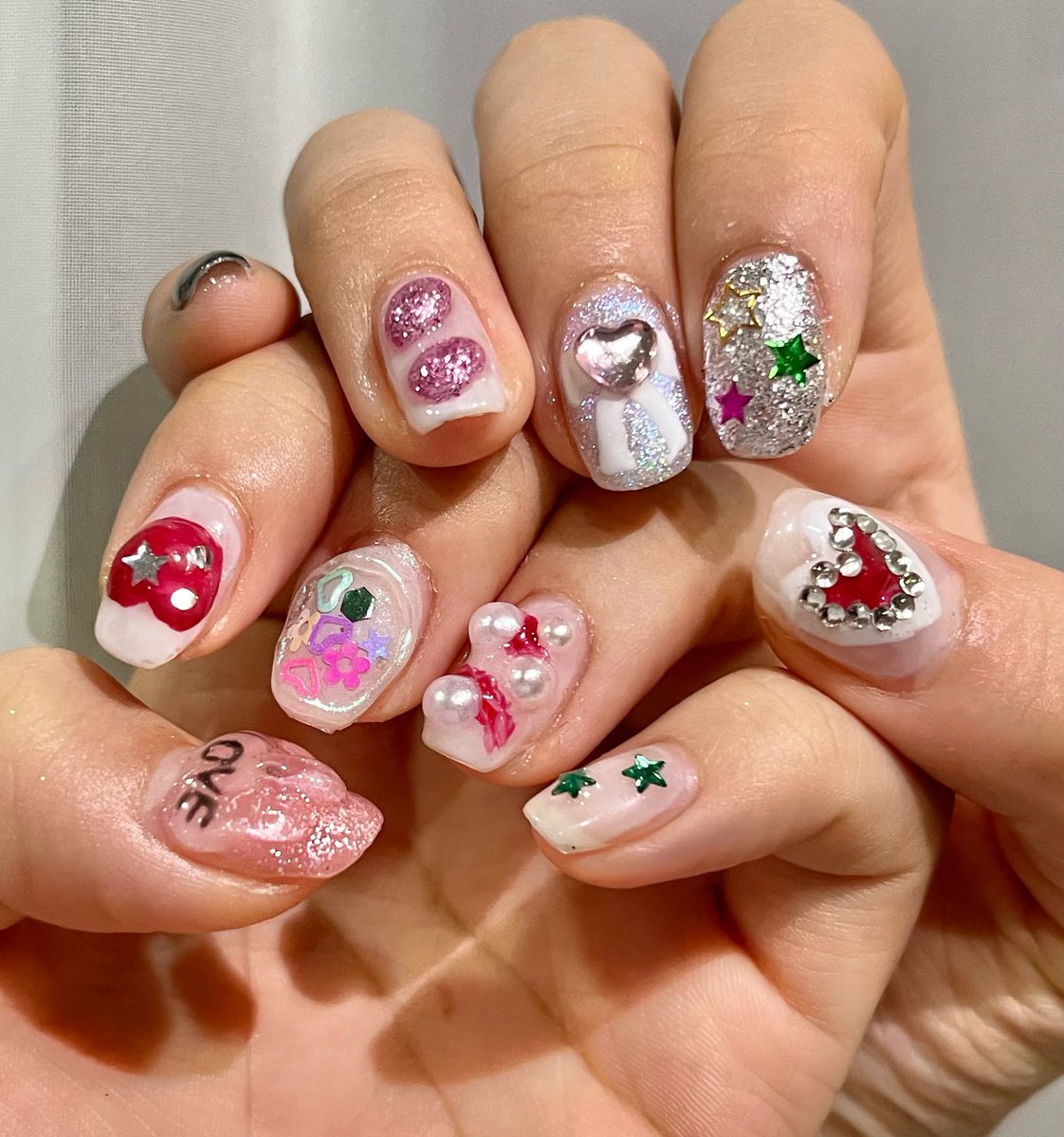 ssaku72's tweet photo. アタシがやったネイル💅🏻💖✨
初心者にしては上出来やろ https://t.co/wkk6ip7PPZ