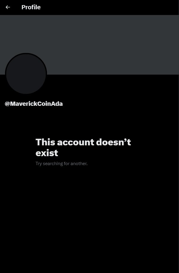Shout out to the latest rug @maverickcoinada