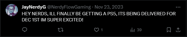 Pup_Nobo's tweet photo. @NerdyFlowGaming @Theodosius_xp @twinklepuss_ @ItsLethalTTV I love how @NerdyFlowGaming is talking about being stupid and ignorant when they say they get a new PS5 and giveaways then complain about not being able to feed their family. Priorities am I right? https://t.co/TSlQXxW3gW