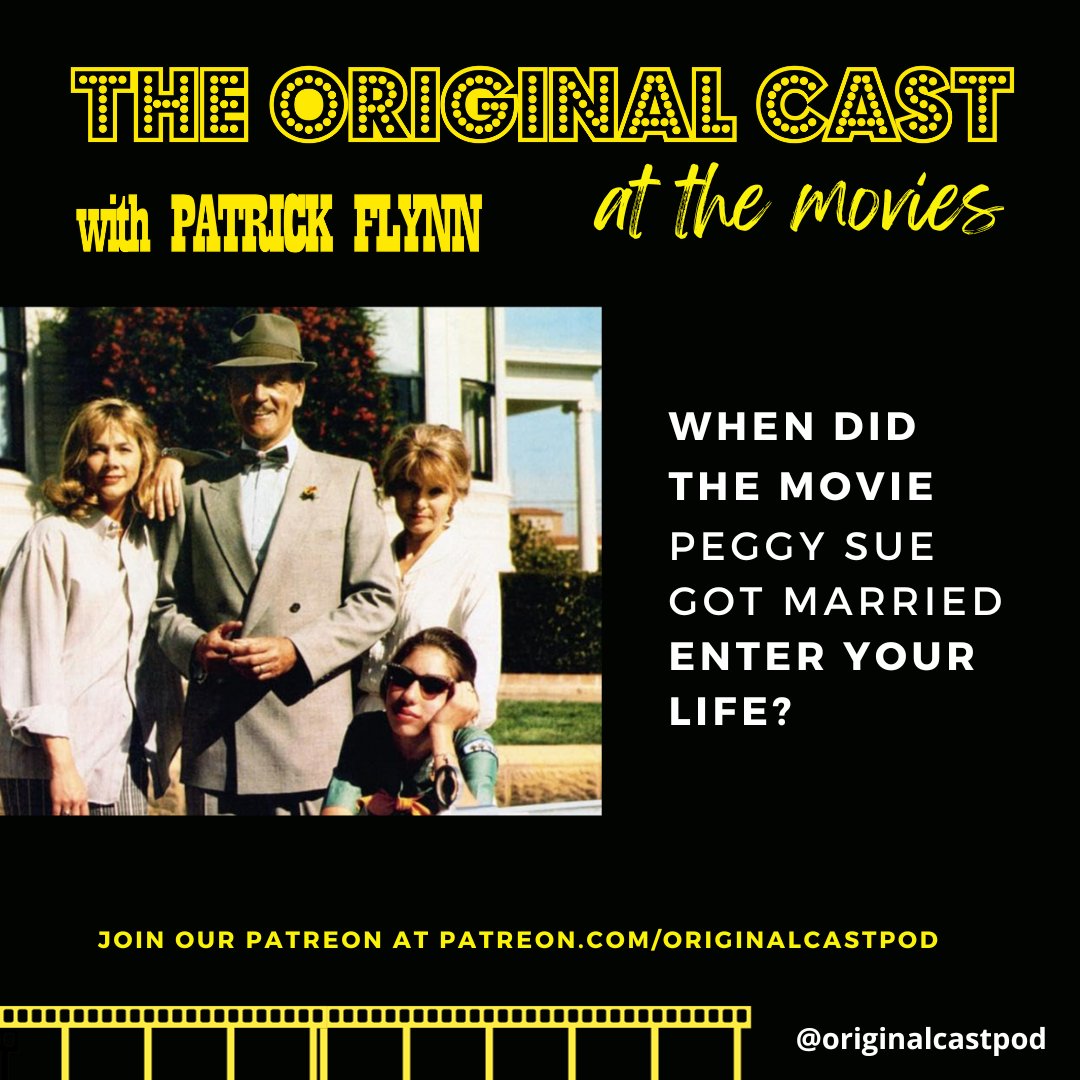 OriginalCastPod's tweet image. In case you missed it - our recent episode features our Patreon series "The Original Cast at the Movies," where this year's episodes focus on Barbara Harris.

We start with her appearance in Peggy Sue Got Married.

You can find out more here!: patreon.com/OriginalCastPod