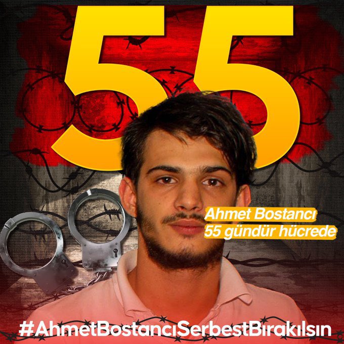 Rabbim Allah diyen birine bu zulüm ne diye…

#AhmetBostancıSerbestBırakılsın