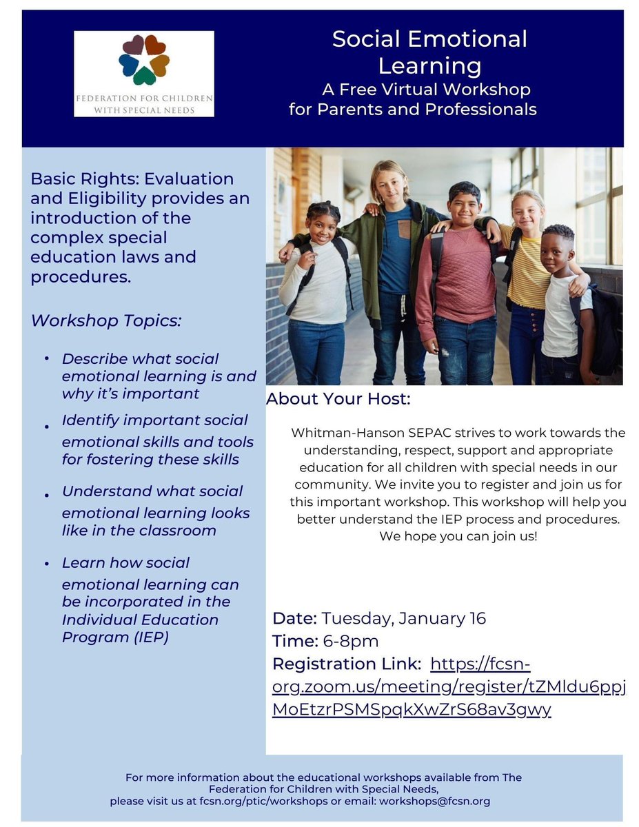 This event has been changed to in person and virtual at the Whitman Hanson High School Library! Hope to see you there!

fcsn-org.zoom.us/meeting/regist…