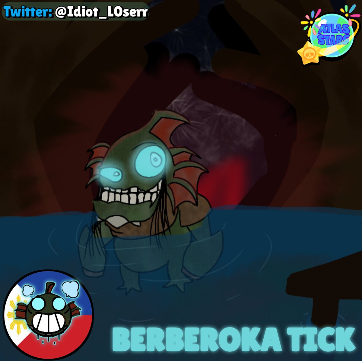 Idiot_L0serr's tweet photo. no way ticks a freaky swamp monster now
#atlasstarscollab #BrawlStars https://t.co/TuTSOfwUTa