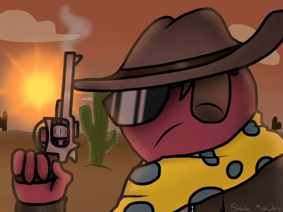 Stable_MidDay's tweet image. Made some @MergTweet fanart for his completion of #UndertaleYellow! I listened to Starlo's theme for half of time it took, Showdown is SO good #MergFanart