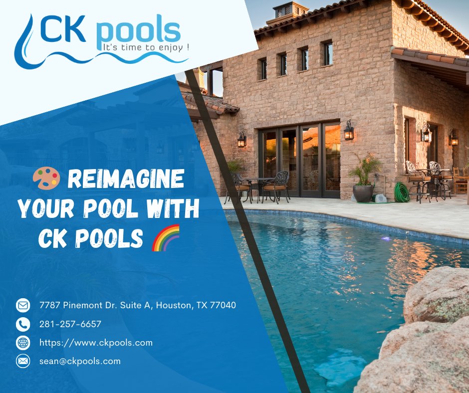 ckpools's tweet image. 🖼️ Ready for a change? 

Our pool painting and remodeling services can transform your backyard into an oasis. 

Let&apos;s create something beautiful together! 🌴

#CKPools #PoolTransformation #ColorfulPools