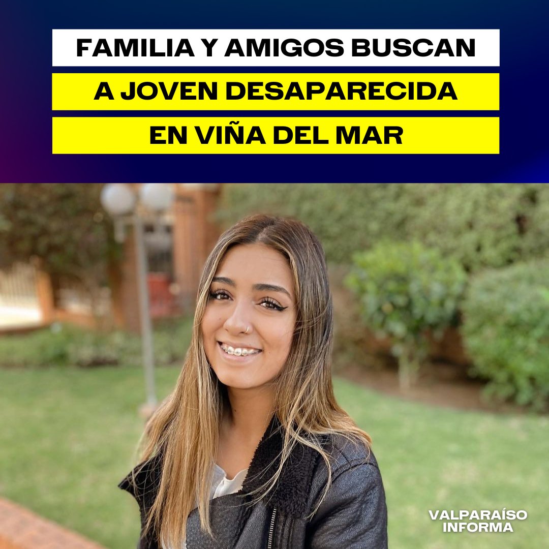 valparaisoinfo's tweet image. 🙏 Ayúdanos a difundir: Familiares y amigos buscan a la joven Anahis Monserrat Espíndola, quien fue vista por última vez el pasado jueves 4 de enero en el sector de Recreo en Viña del Mar, cuando salió del gimnasio Seven en la calle Bellavista.

Se informó que al momento de su…