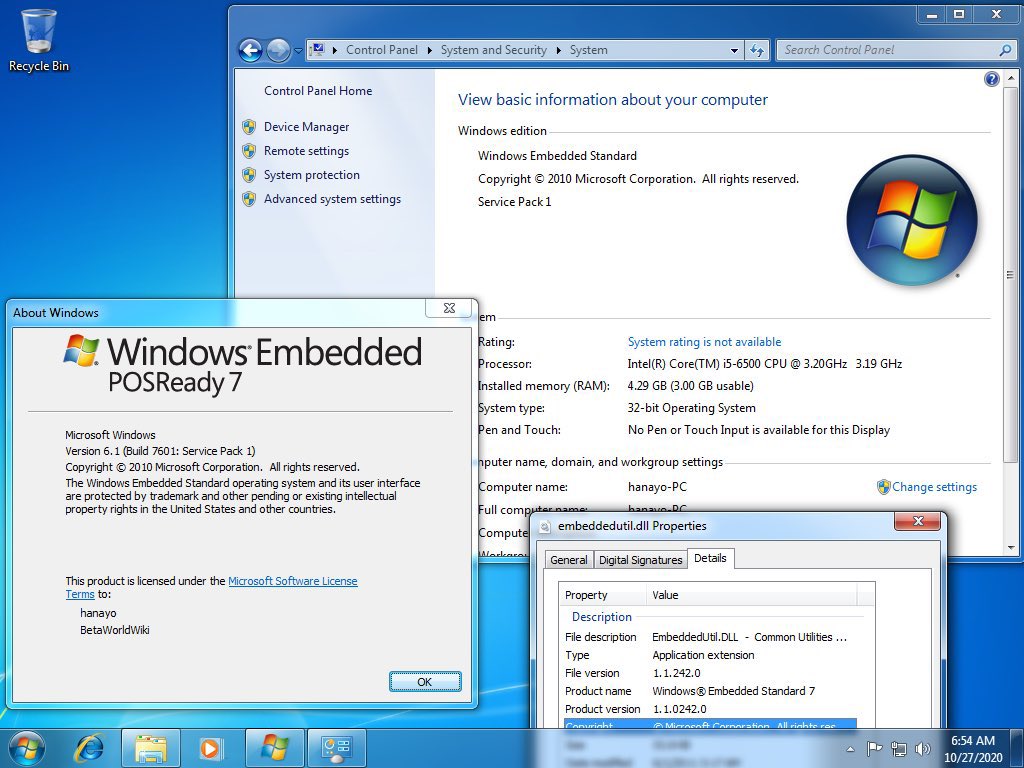 wowstartsnow's tweet image. Windows Embedded POSReady 7 is a version of Windows based on Windows 7 (2009) &amp;amp; designed for use in “point of service” (“POS”) devices, such as ATMs. It’ll receive extended updates (ESUs) until 24th October 2024, making it the longest-supported Windows 7-based version of Windows.