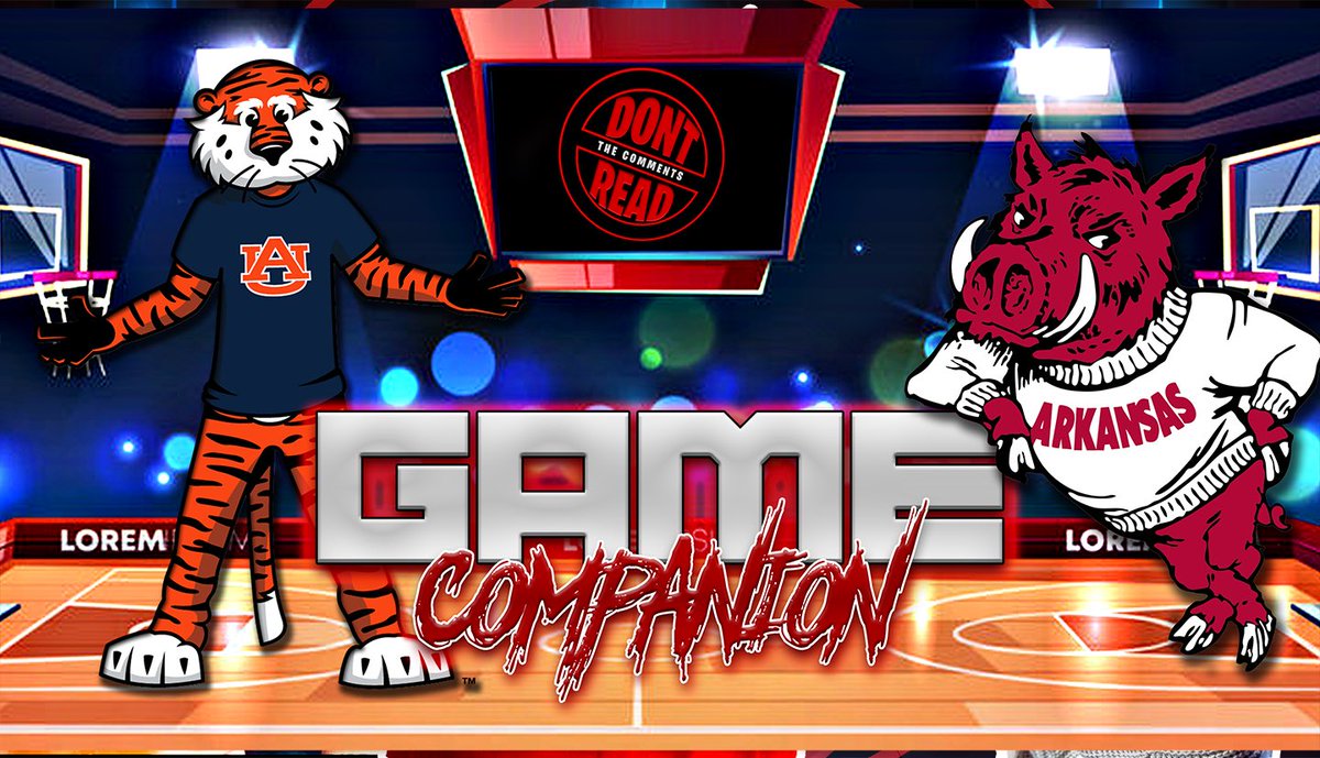 xthecomments's tweet image. Join us live for the DRC #Gamecompanion for @RazorbackMBB vs @AuburnMBB. Turn off those terrible announcers and come shoot the shit with us in chat. Stream Starts at 12:50pm CST. 

youtube.com/live/6DSdXXELE…