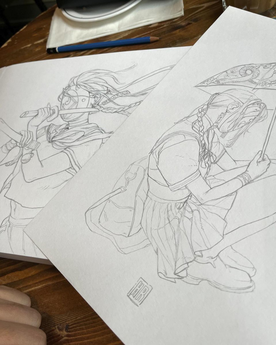 Traditional drawing is my jam! 
Love drawing YOKO