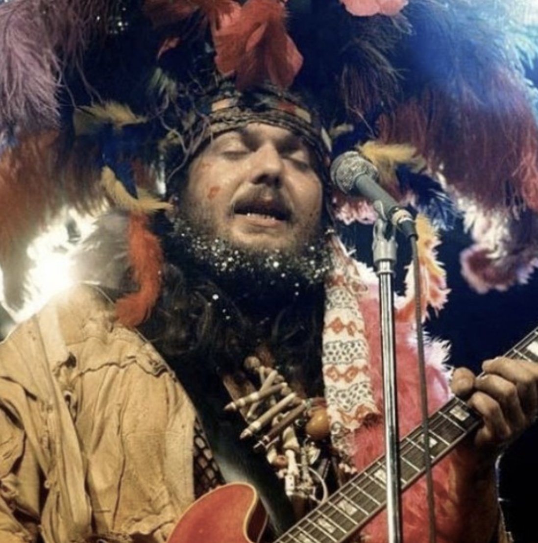 The Good Doctor in full regalia. #Epiphany #KingsDay #TwelfthNight #Carnival #DrJohn #TheNightTripper #Glitter #GrisGris