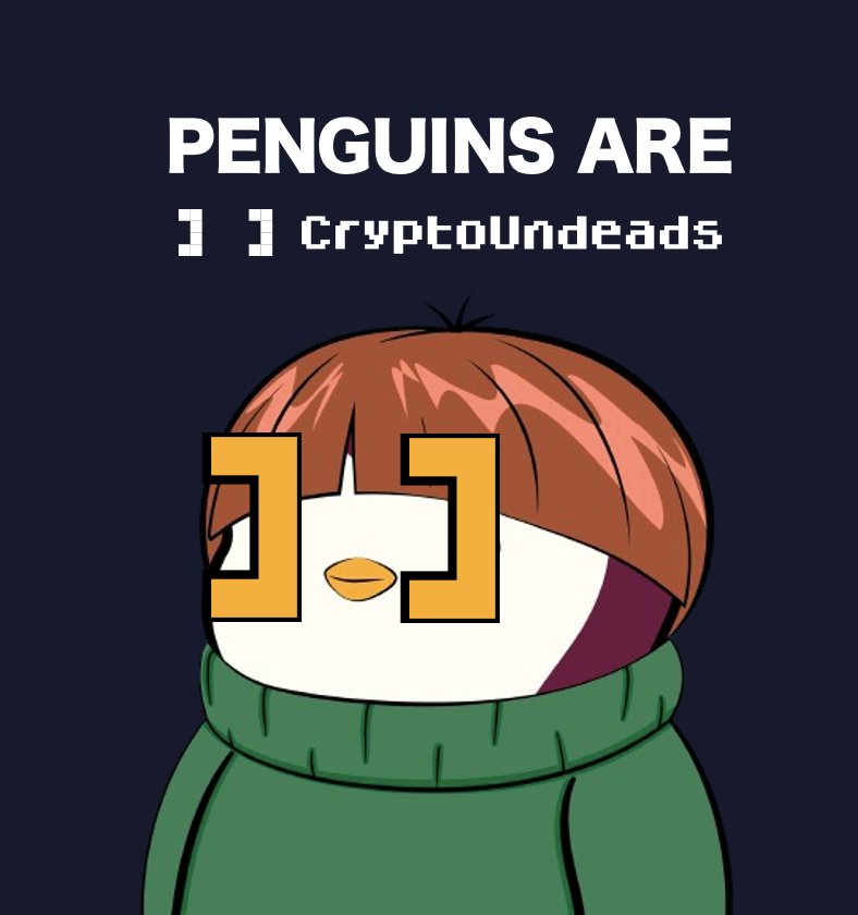Brozynko's tweet image. Penguins are CryptoUndeads because are cool. @cryptoundeads @PudgyAlpha @Gurpreet8413
