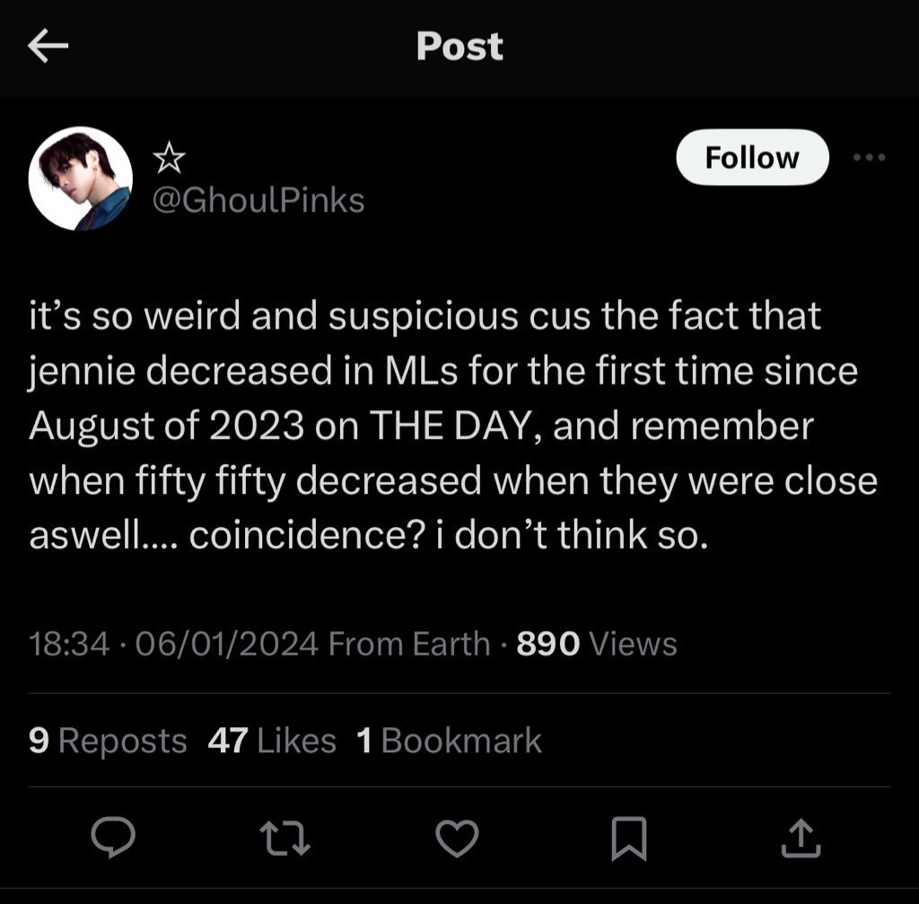 zonequal's tweet photo. Y’all bts and hybe can apparently make random artists' monthly listeners decrease to prevent them from surpassing bts JWKDJOWNXBSDJK https://t.co/c5CS3Qb4fQ