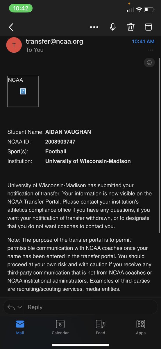 Officially in the Transfer portal and looking for new home!