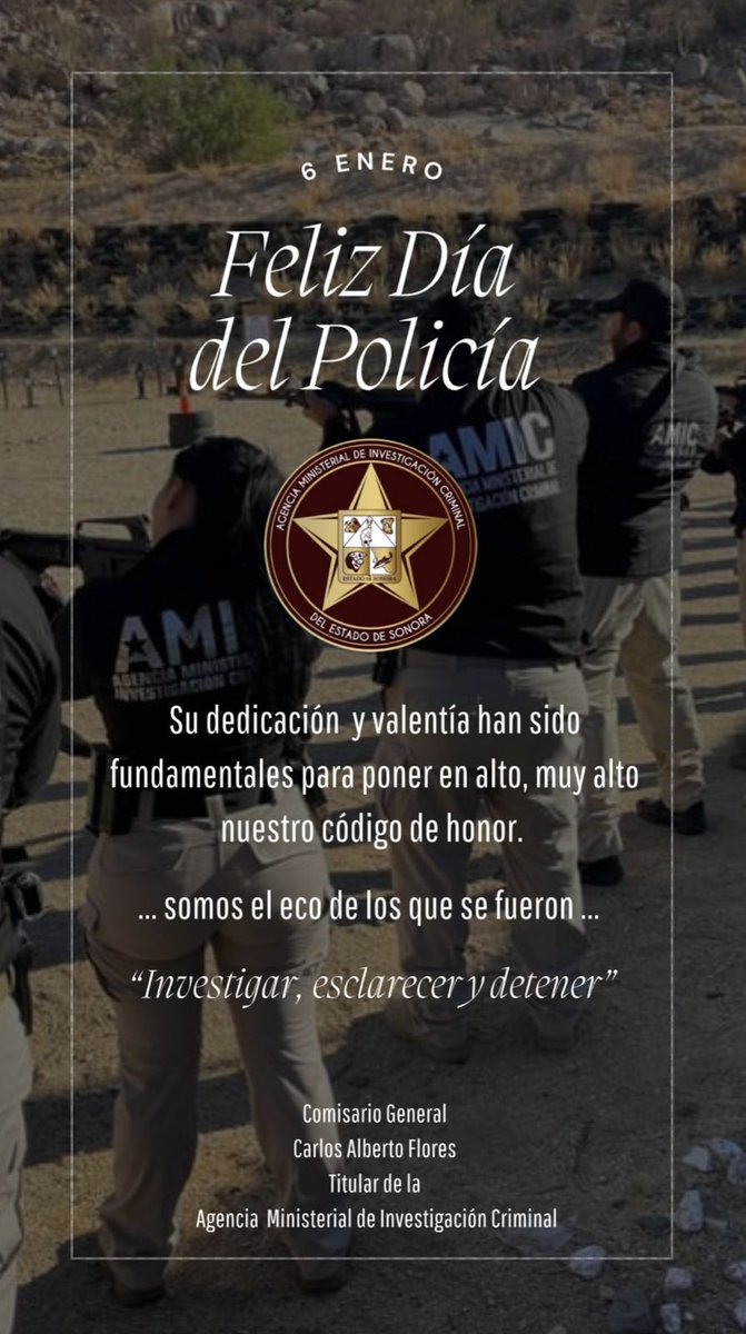 En este Día del Policía, agradecemos a quienes dedican sus vidas a proteger y servir. #FelizDiaDelPolicia