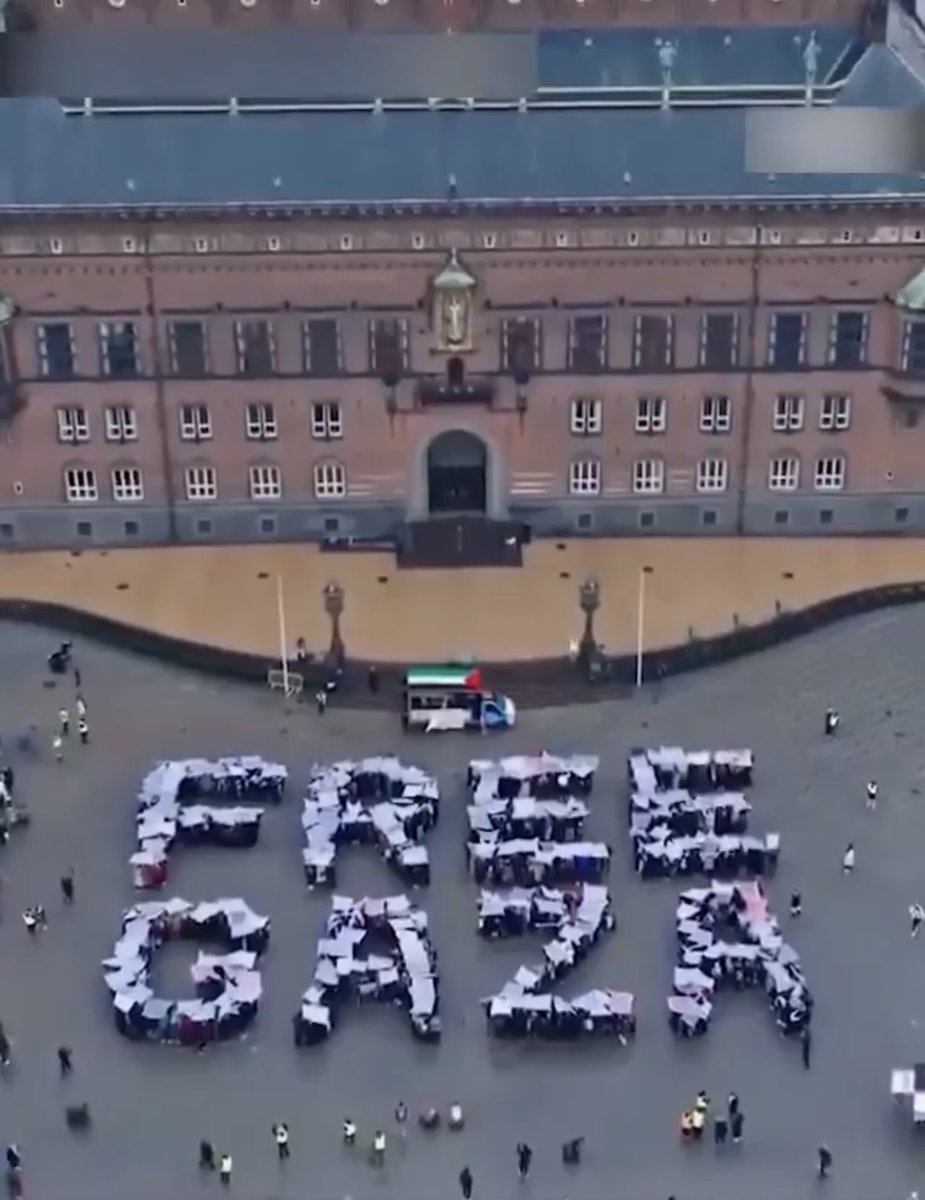 Thank you Denmark. Don’t stop talking about Gaza.