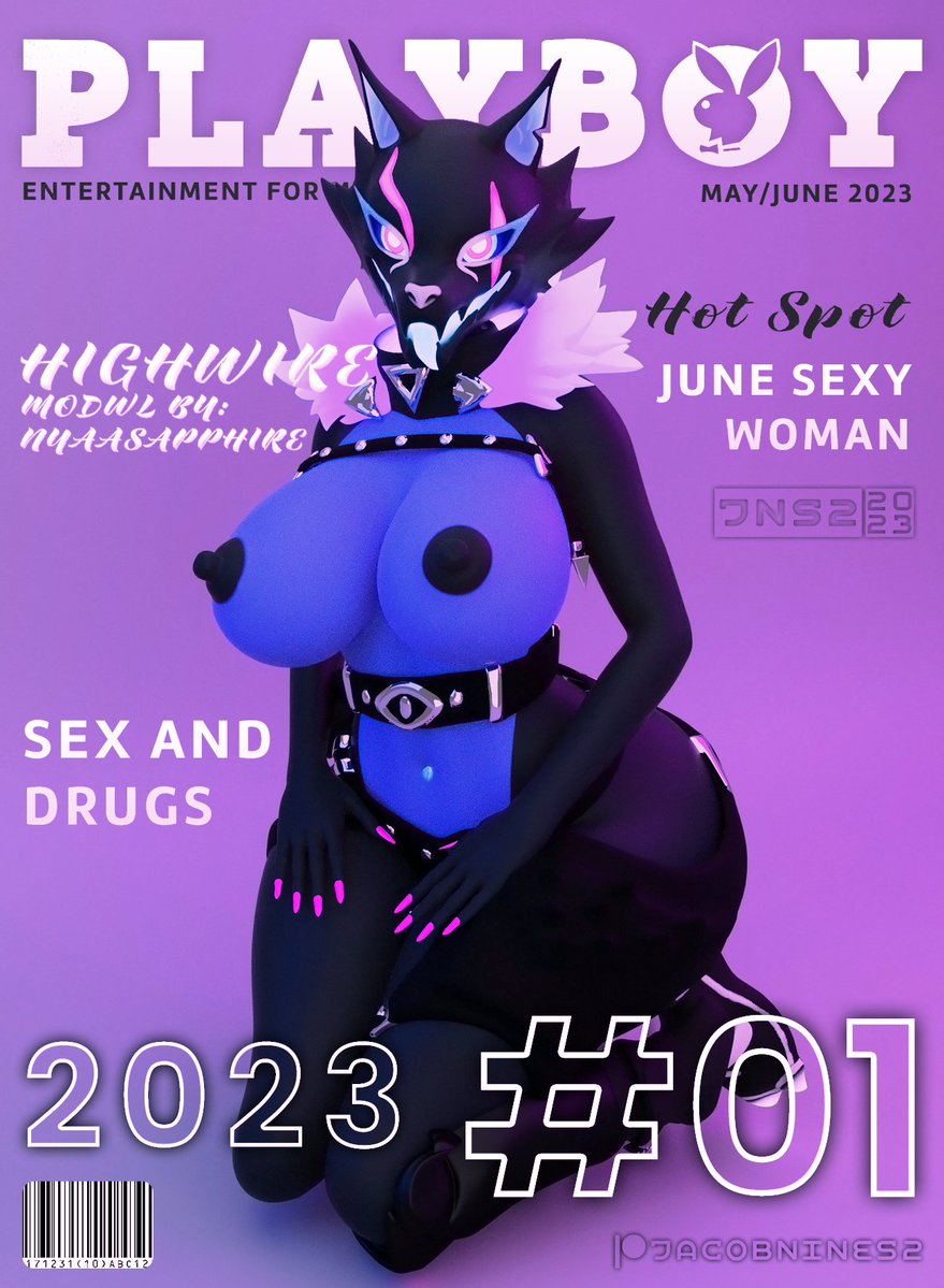 [Reupload 7] 😳new playboy cover looks great 🫠
Highwire model by: <a href="/NyaaSapphire/">NyaaSapphire</a>
#nsfwtwt #Highwire #rule34