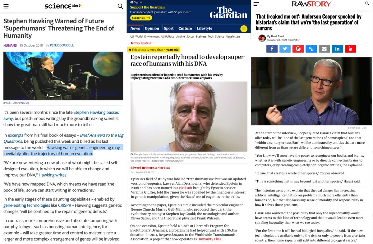 Wilkamaxx's tweet image. It's a Luciferian, Melanin Organ Trafficking for Immortality &amp;amp; Libido Vitality Malthusian Mafia. Epstein is/was a Eugenicist. Transhumanist #ZionistsAreNazis offering snake oil Life Extension to elites in multiple locations, not just Epstein Island or Zorro Ranch.#Telomeres #MSH3