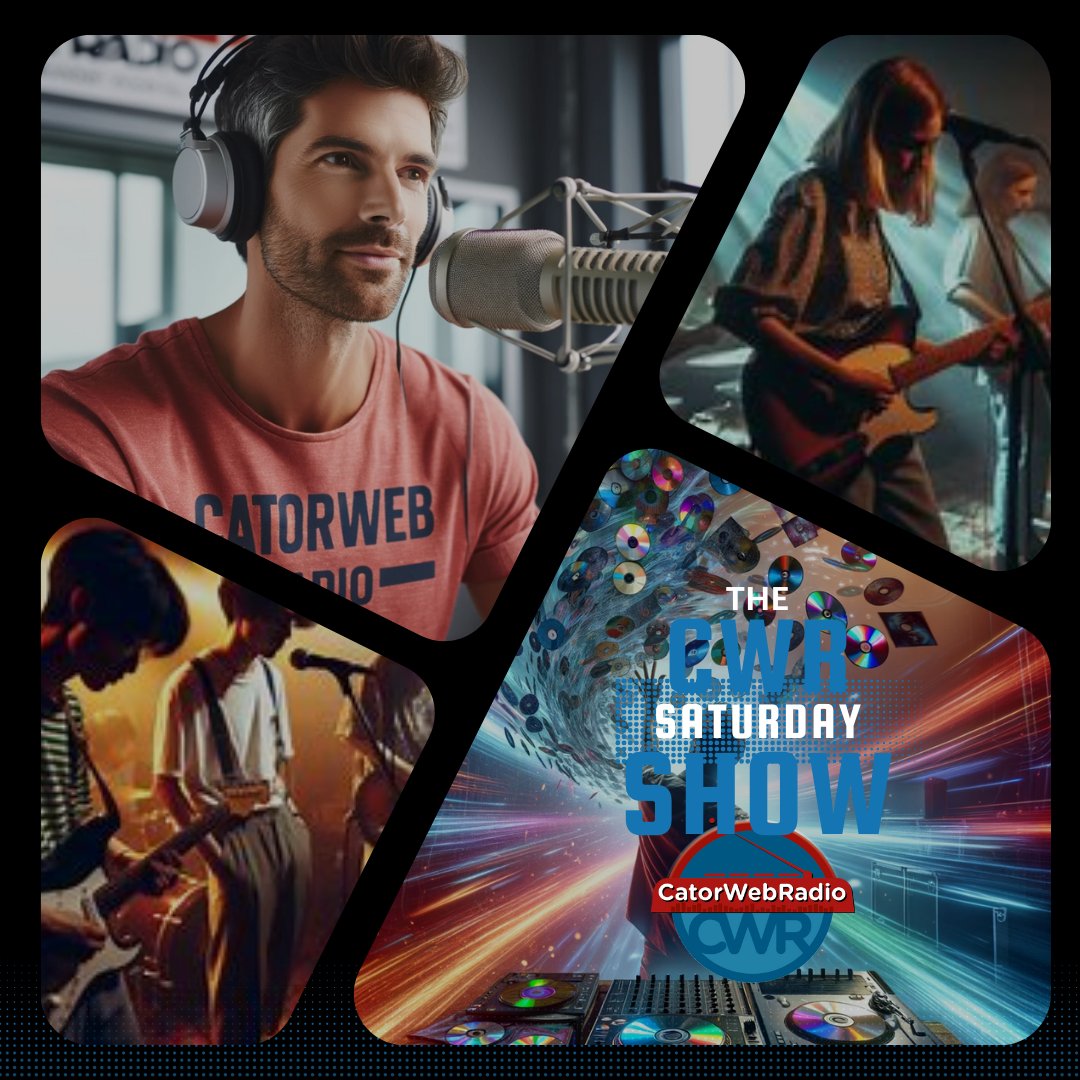 catorwebradio's tweet image. 🎶📻 On the airwaves right now: Join us for another exciting edition of the CWR Saturday Show! We're diving into a musical journey filled with the tunes I hold dear to my heart. Let's groove to the melodies that make life brighter! 🎵📢 #SaturdayShow #MusicILove #CatorwebRadio