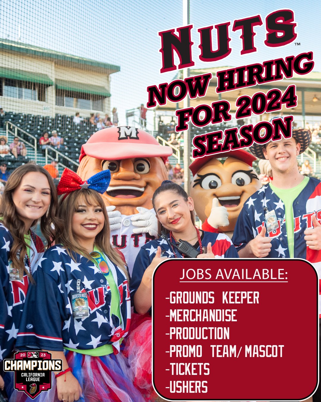 Modesto Nuts Tickets 2025 binni krissy