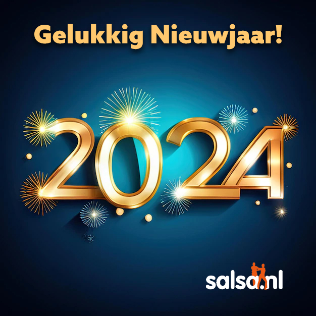 Heel veel muziek- en dansplezier voor iedereen in 2024! salsa.nl