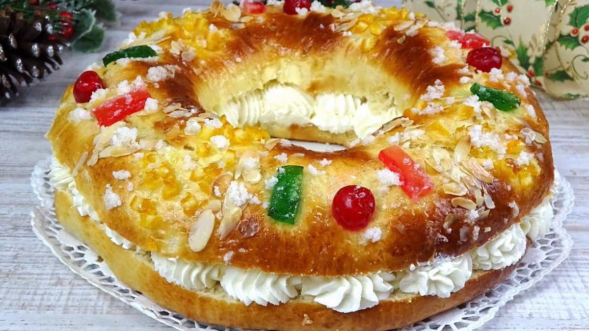 Today it's Three Kings day here, so...I invite you to a Three Kings cake or 'Roscón'! 🥰
#ReyesMagos2024