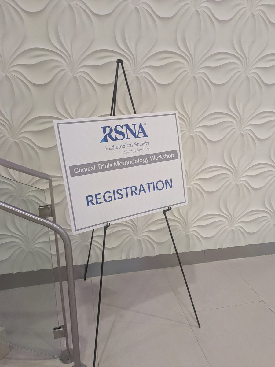 Day 1 of the @RSNA 2024 Clinical Trials Methodology Workshop! Grateful for the opportunity and eager to learn from all the faculty! Thanks to @SIRspecialists for the support!