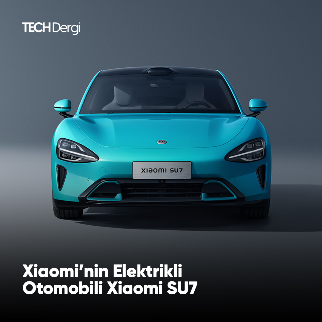 Xiaomi’nin Elektrikli Otomobili Xiaomi SU7 Xiaomi, merakla beklenen ilk elektrikli aracı Xiaomi SU7’yi duyurdu. 👉Detaylar: techdergi.net/xiaominin-elek…