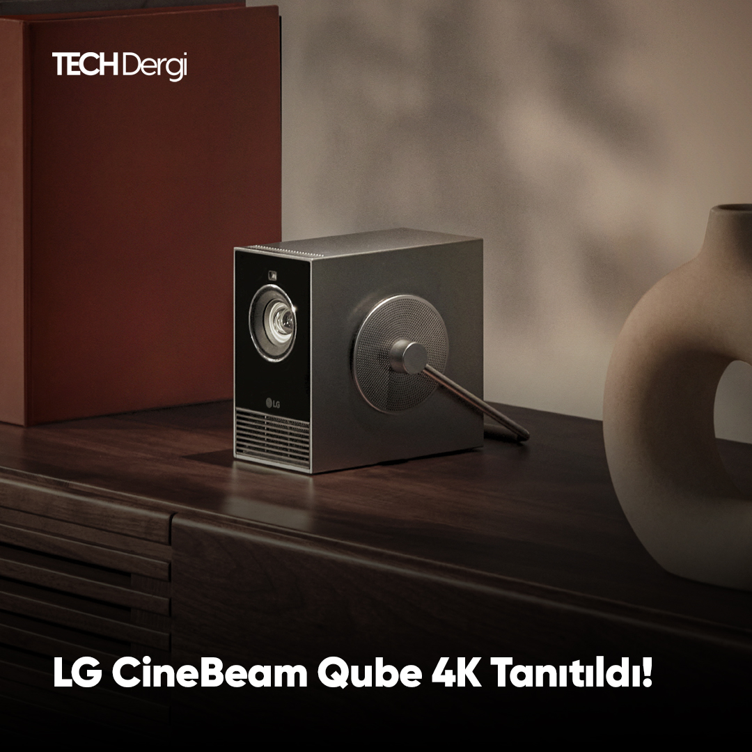 LG CineBeam Qube 4K Tanıtıldı! Yeni 4K modeli, kapalı bir alanı hızlı bir şekilde sinema salonuna dönüştürebiliyor ve 360 derece dönebilen kullanışlı bir tutamağa sahip kompakt ve hafif bir tasarıma sahip. 👉Detaylar: techdergi.net/lg-cinebeam-qu…