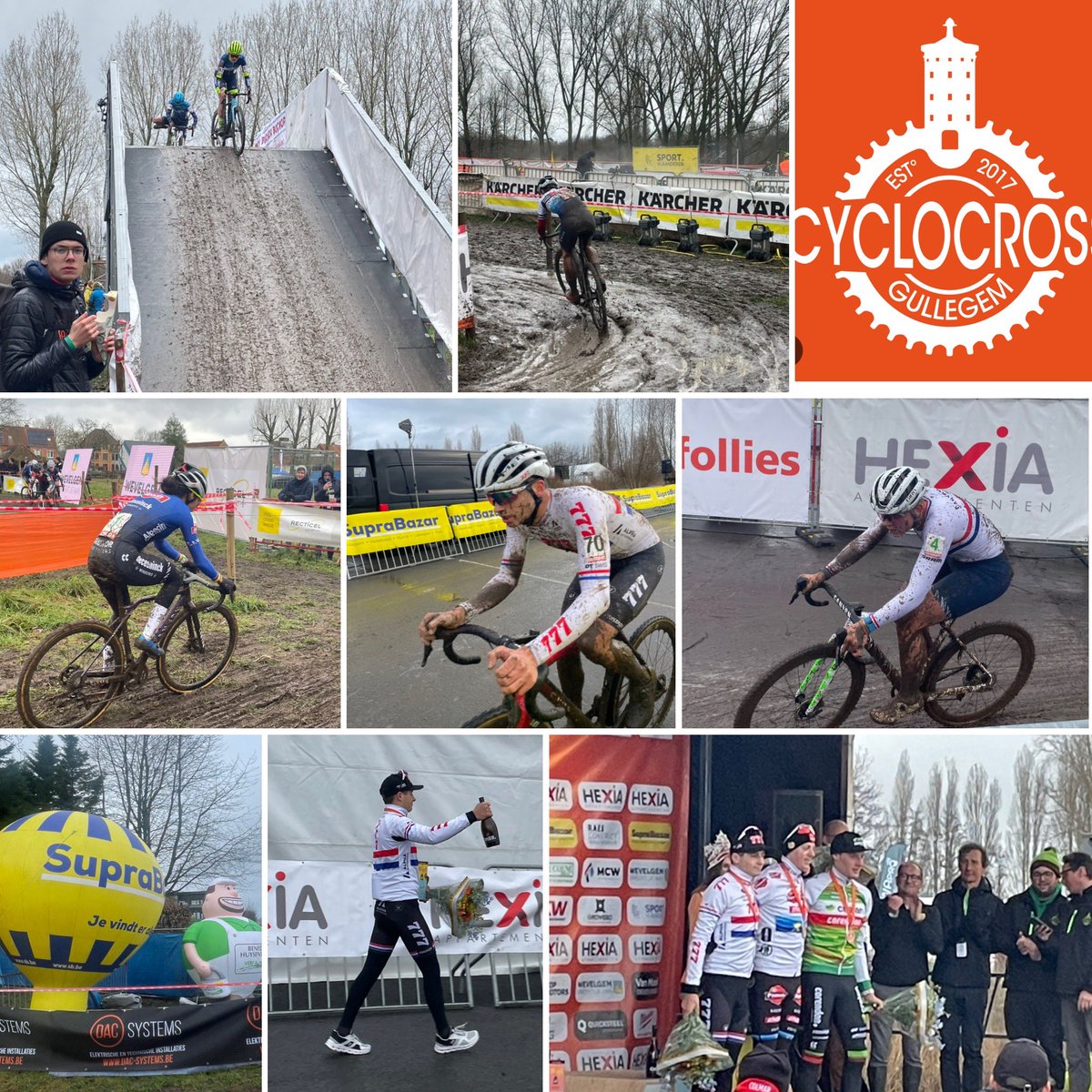 What a day of cyclocross at Guillegem today! A lovely Belgian guy gave us his wife’s ticket as she was too ill to attend then a gutsy win from Zoe Baksted in the women’s elite then Cameron Mason CX followed it up with a brilliant second to European champion Michael Vanthourenhout