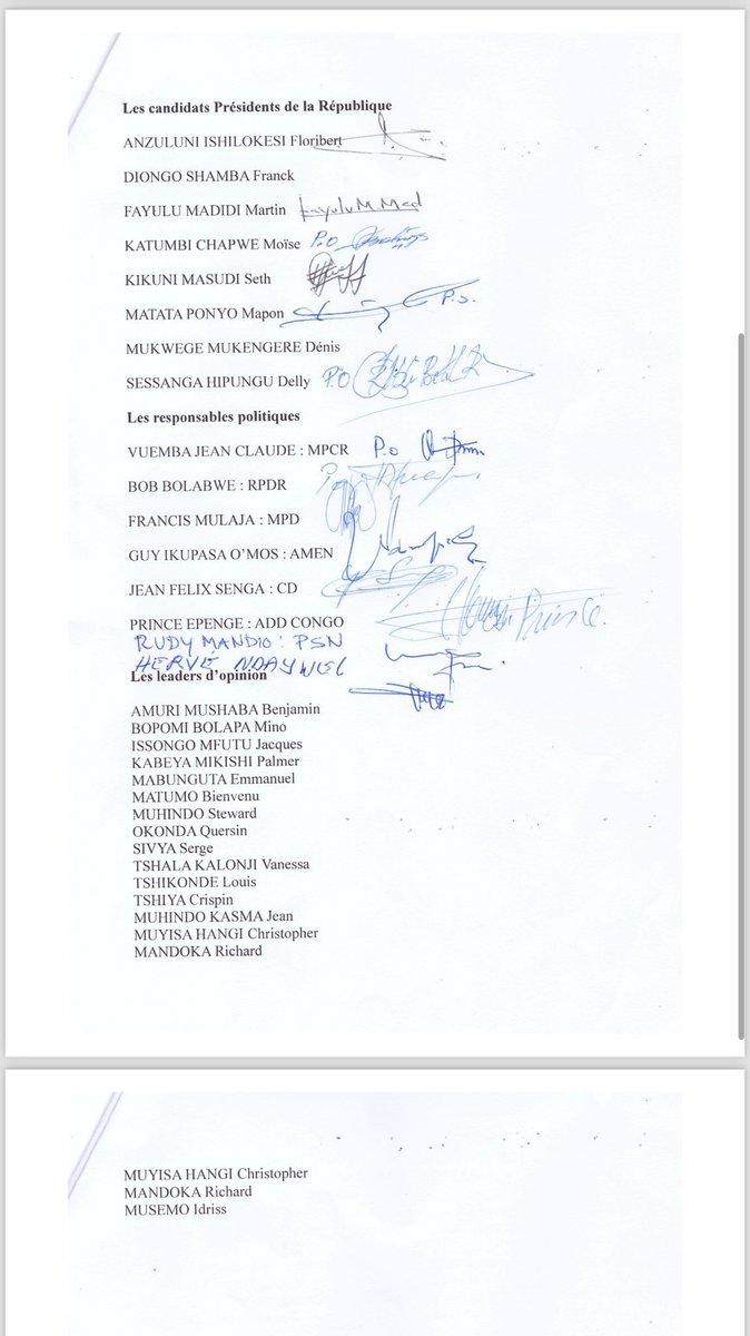 Nous réitérons notre exigence de l’annulation du simulacre d’élections du 20/12/23 et la mise à la disposition devant la justice de M. <a href="/dkadimaofficiel/">Denis Kadima Kazadi</a> , des membres de la <a href="/cenirdc/">Ceni-RDC</a>, de leurs complices et de tous les autres acteurs de la fraude électorale.