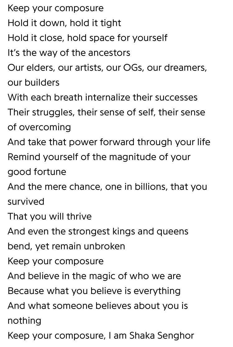 AchimotaSchool's tweet image. #WeekendReflection 🎹 Keep Your Composure by Shaka Senghor #Affirmation