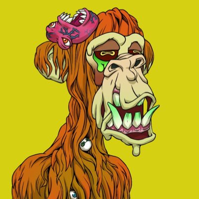 #NewProfilePic <a href="/BoredApeYC/">Bored Ape Yacht Club 🍌</a> feeling it #BoredApeYC