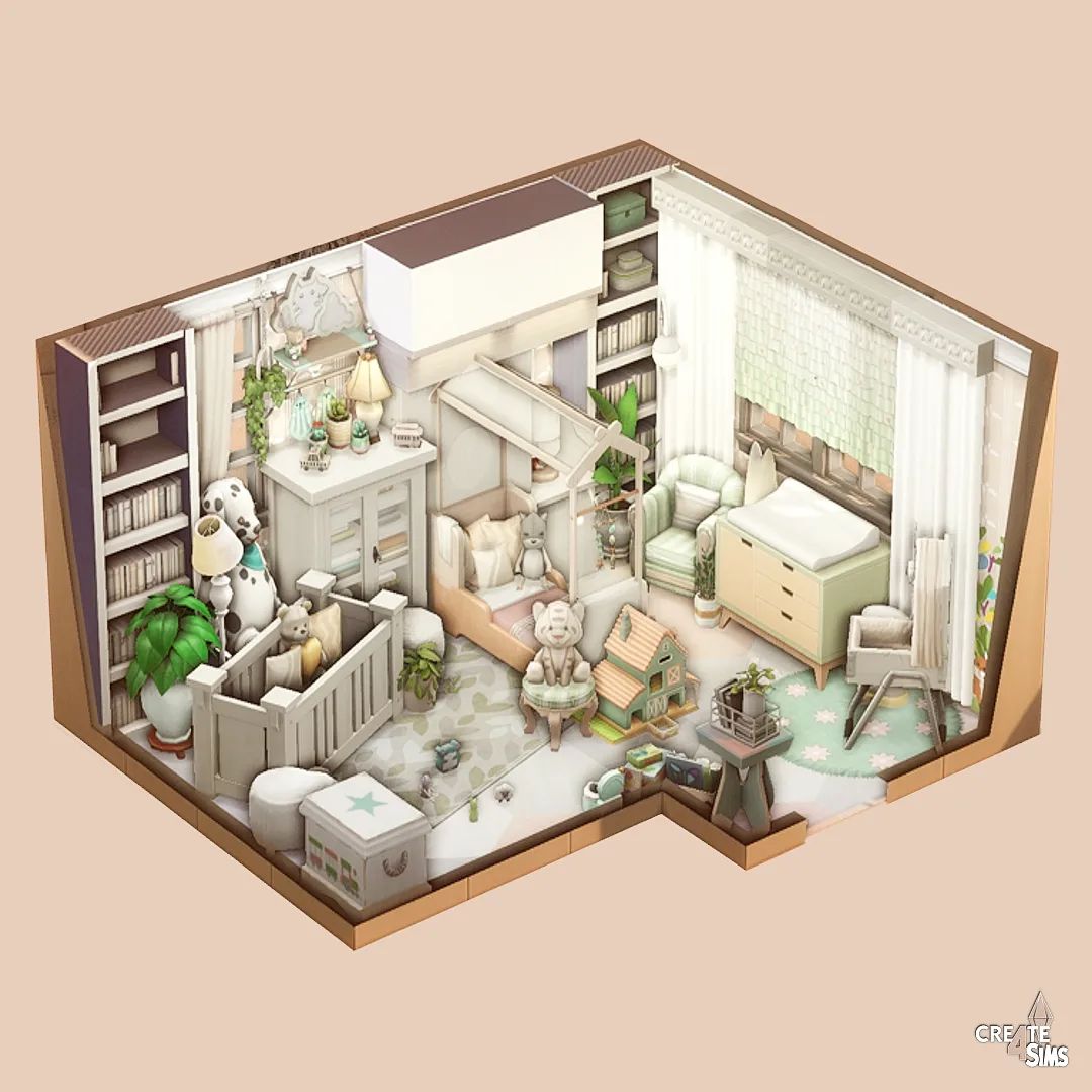 Cozy Baby Room || no CC 
#TheSims4 #TheSims #sims4 #ShowUsYourBuilds <a href="/TheSims/">The Sims</a>