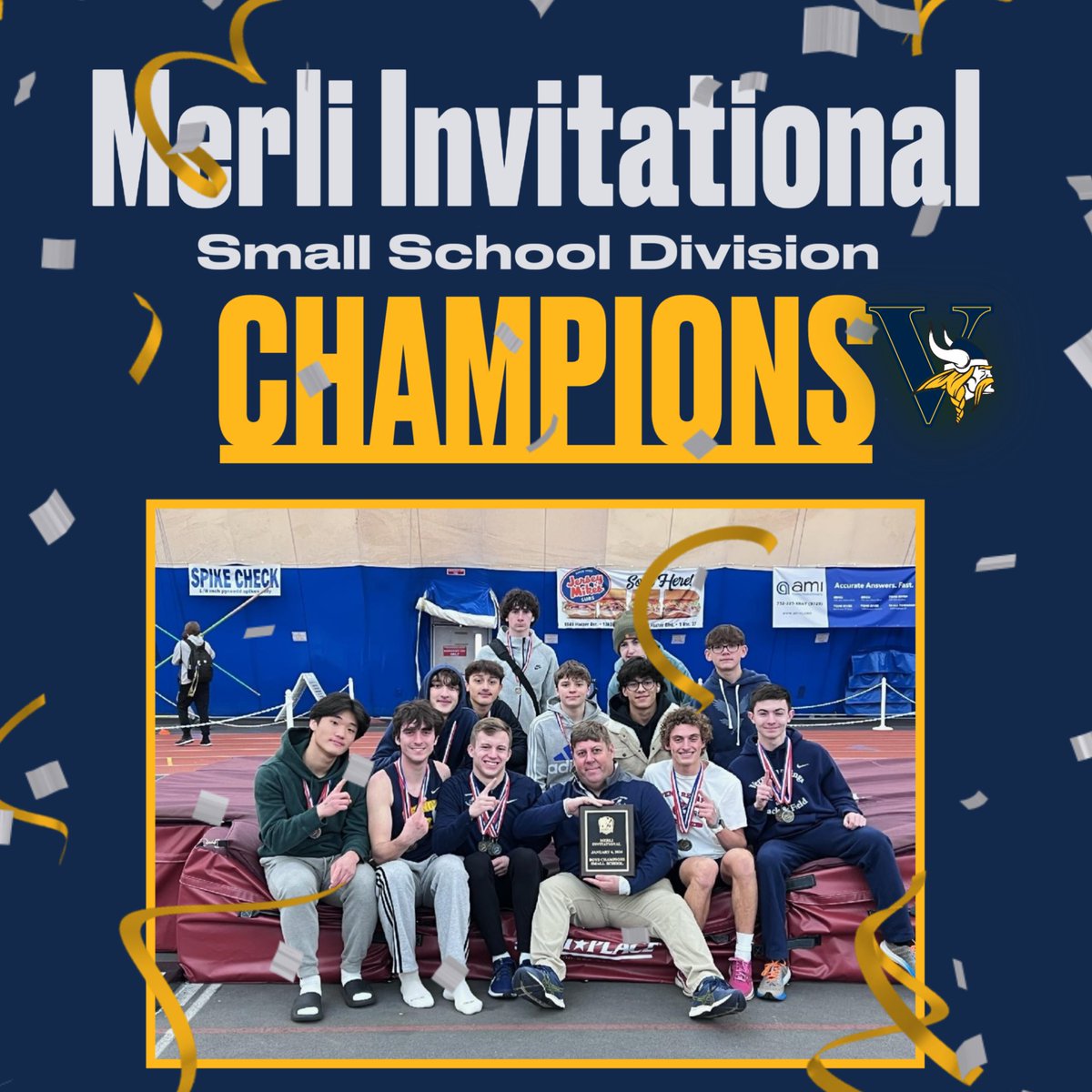 Vernon Boys repeat as Merli Invitational Small School Division Champions @dailyrecordspts @NJHSports @vthsathletics @njmilesplit @VTHSVikings @VernonTwpSD @gstatesports
