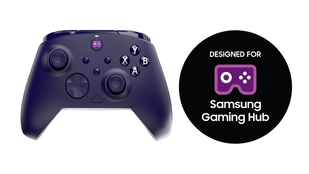 Is it me, or does the Designed for Samsung Gaming Hub Logo look like a VR headset? (cc <a href="/SadlyItsBradley/">Brah Lynch</a>)