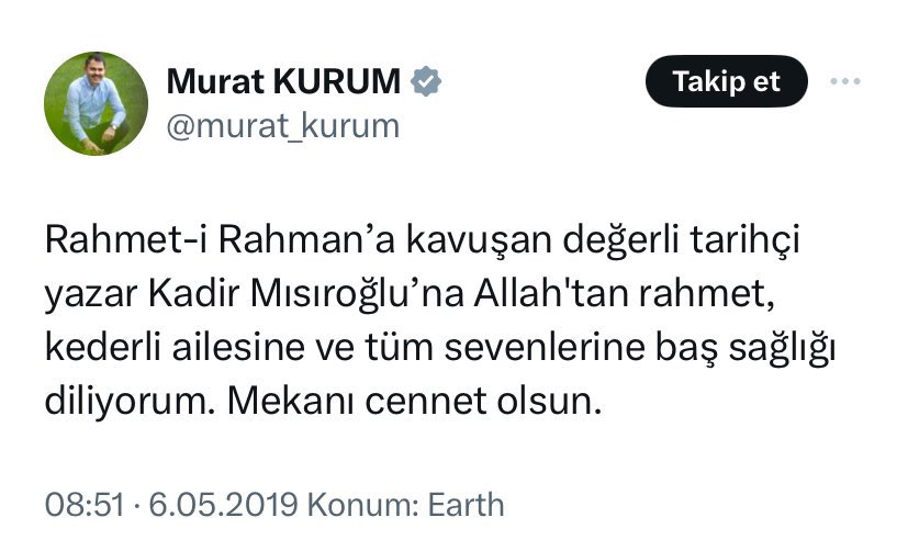 👉Murat Kurum, 17-25 Aralık’ta dinlemelere takılan üst düzey bürokratlardan birisiydi. 
👉Dönemin Çevre ve Şehircilik Bakanı Erdoğan Bayraktar ile konuşmaları tapelerle soruşturma dosyasına konulan Kurum, dönemin Emlak Konut GYO Başkanı’ydı. 
👉Meclis’teki komisyona ifade