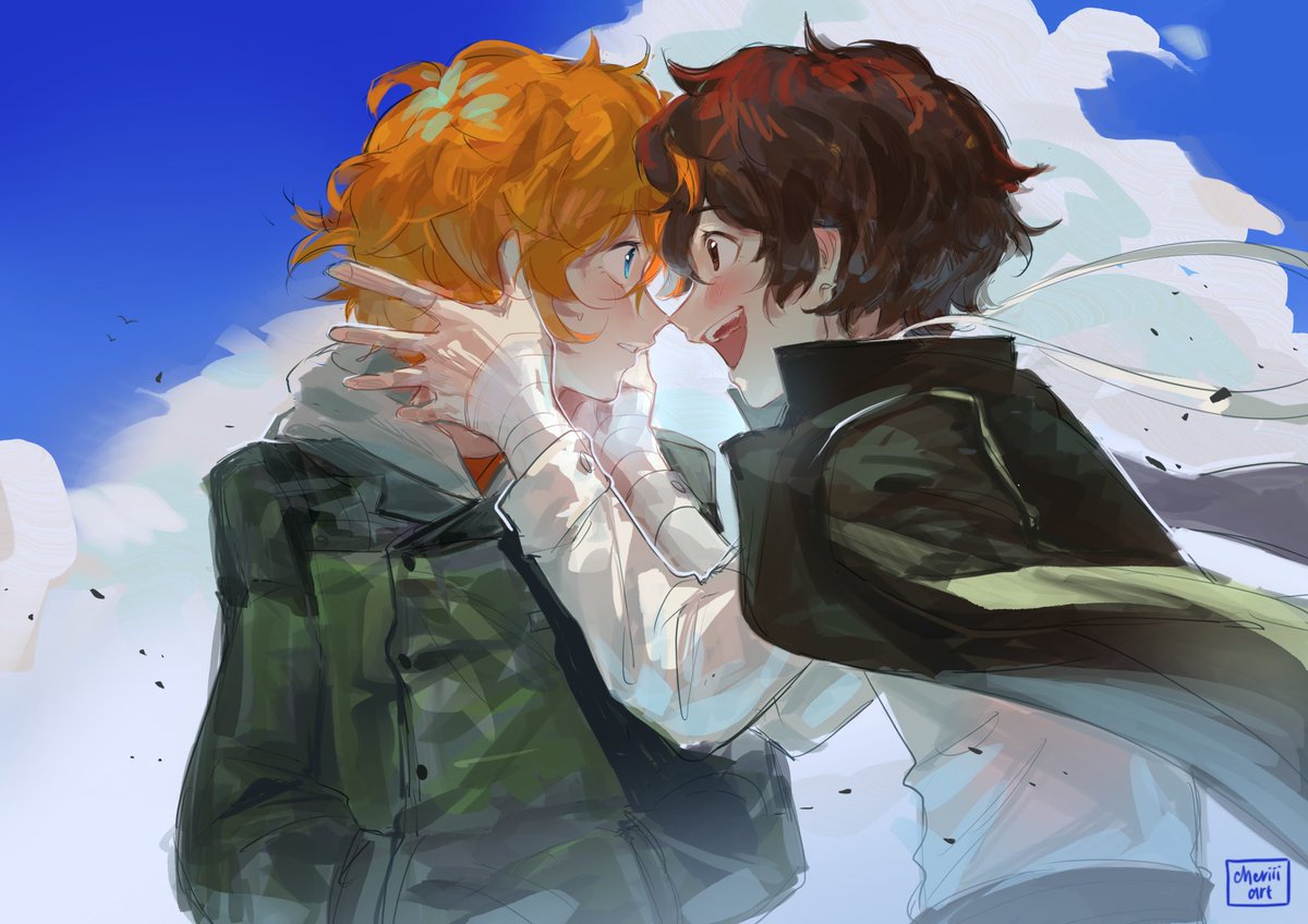 Fake ass emo I saw you smiling #soukoku #bsd