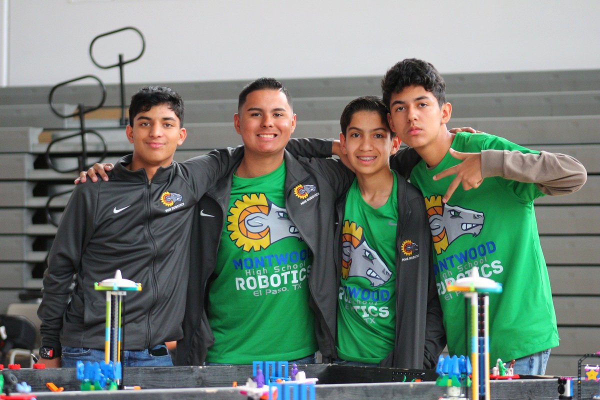 MHSRoboticsEPTX's tweet photo. 3/6 Rococom rounds completed! It's great to see everyone cheering, competing, and even visiting old teams. Thank you to all the mentorship and members who make this happen!
#TeamSISD #FirstInspires #Team #FLL #Robotics #Spirit #Robocom https://t.co/syEMUv9O90