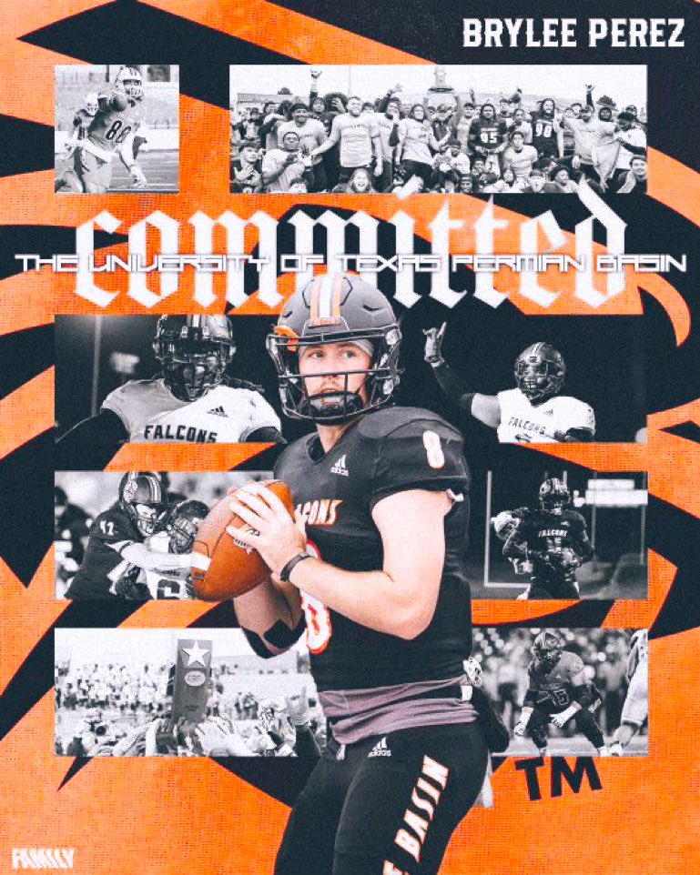 Thank You @CoachK__Mac @CoachLusby For Giving Me An Opportunity To Further My Education Career & Football Career. I Will Be Committing To University Of The Permian Basin 🦅 🟠⚫️ @StonedaleChris @__QLM__