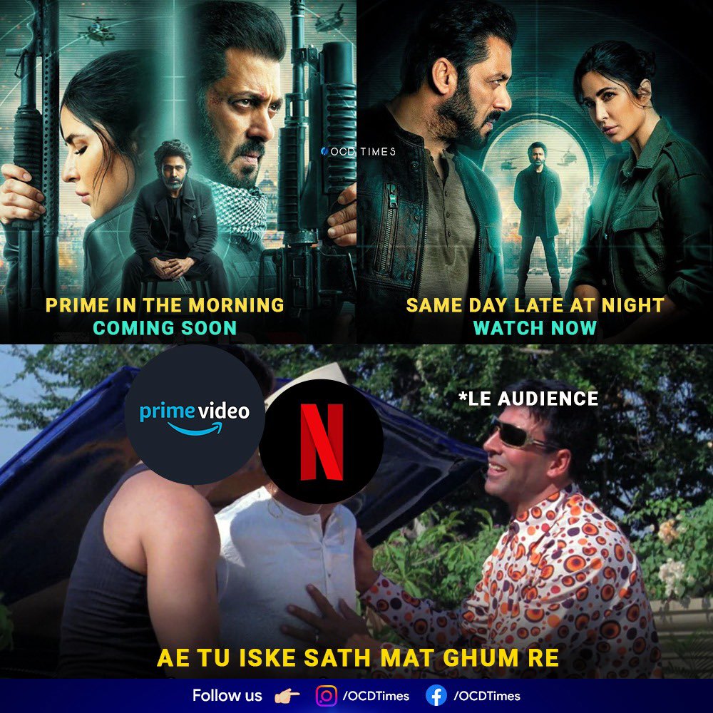 Baki ka pata nahi, apni janta ye meme samjhegi 🤣 #Gunga
.
#OCDTimes #EmraanHashmi #KatrinaKaif #SalmanKhan #Tiger3 #Yrf #YrfSpyUniverse #PrimeVideoIn #ManeeshSharma #BollywoodM3mes #HindiMemes #AkshayKumarMemes #HeraPheriMemes