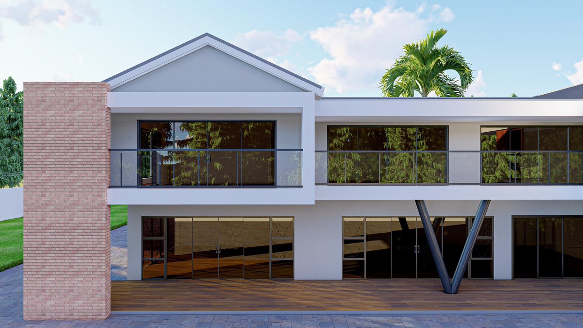 AccommodateZim2's tweet photo. Inspired by a Houston Texas house design 

8 bedroom double storey design ✅

Ground floor(496sqm)
https://t.co/DOUpVMi5ut with walk in pantry
2. Lounge and dining open plan
3. 4 bedrooms one with ensuite
4. Laundry room
5. Guests bathroom
6. Carpot for 2 cars
7.Gym https://t.co/PFxtJ6yEsH