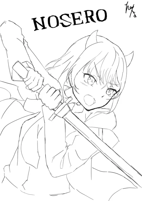 #一ノ瀬の絵
フロム好きだからうるは嬢のSEKIRO嬉しい
わーきゃー言いながらクリアまで行って欲しい 