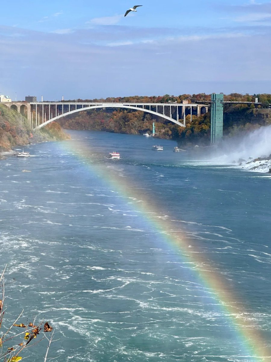 I visited Niagara Falls on my weekend🌊🌈