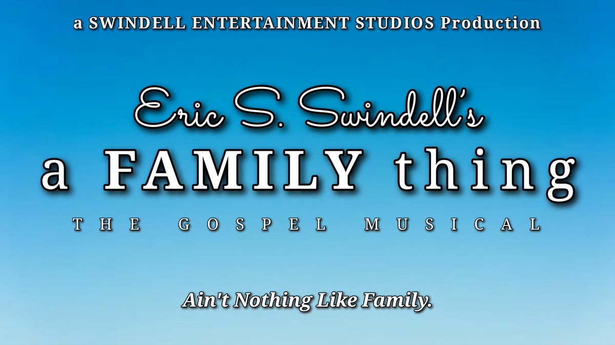 _EricSSwindell's tweet image. Check out My Stage Production
"A FAMILY Thing"

#Actor #Writer #Director #ExecutiveProducer #Author #Comedy #Drama #Laugh #Cry #GoodTime #Entertainment #God #Musical #Gospel #Music #Family #Love 

CHECK THE LINK BELOW!
youtu.be/RneWbVCozcg?si…
