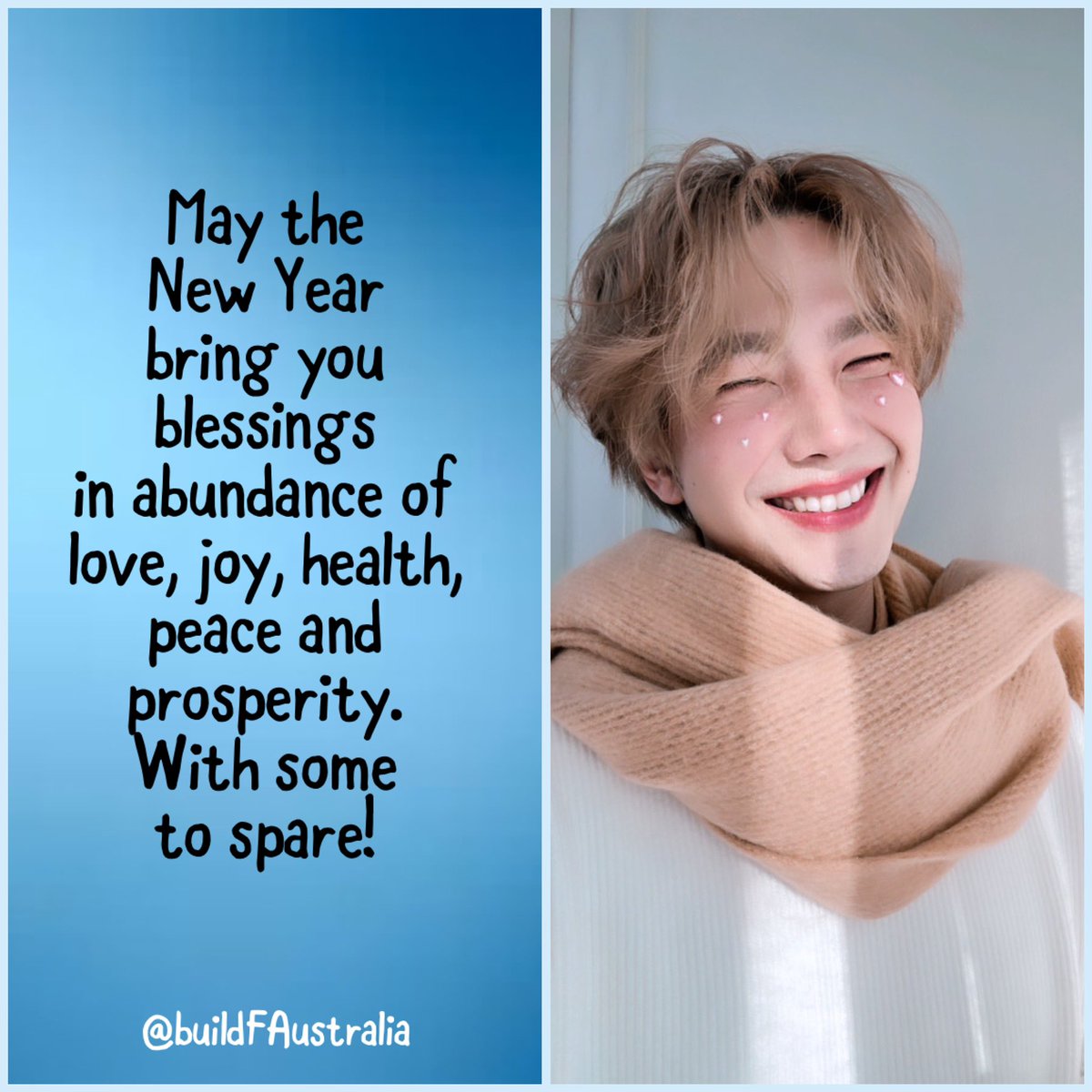 On behalf of all the admins of the Australian/New Zealand FC team we thank you for all the luve and support in 2023. We thank our fellow FCs for the support in 2023. 

I want to personally thank Admins A &amp; K for working hard to run this account, for the nights of little to no